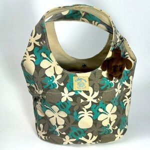 Nikhonina ocean Island Canvas Handbag